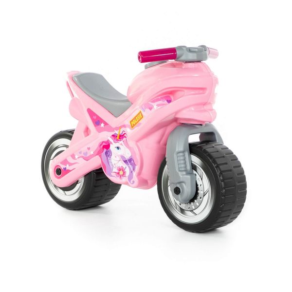 арт 80608, Каталка-мотоцикл МХ (розовая) (Вид 1)