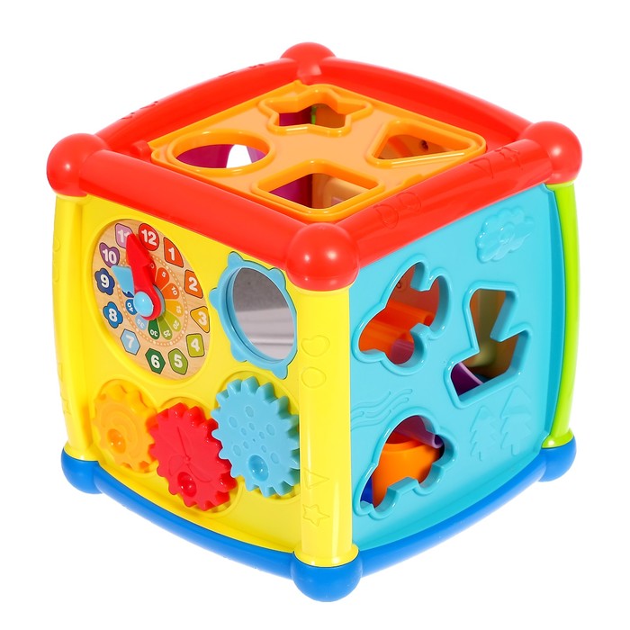ZABIAKA Развивающая игрушка Умный кубик,SL-02975  световые и звуковые эффекты   4484165 (Вид 3)