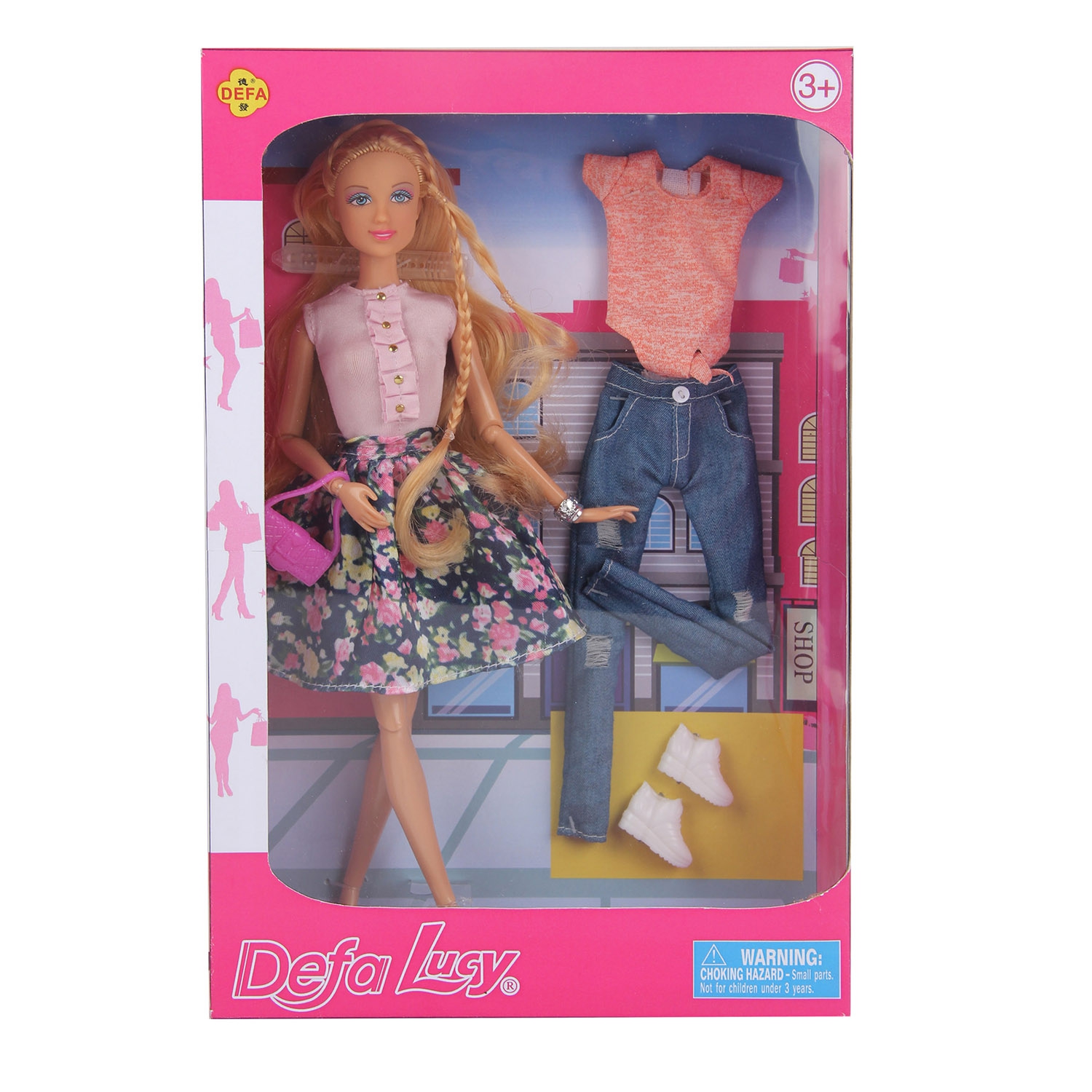 Кукла DEFA Lucy Городской стиль (29 см, одежда, аксесс.) (Вид 1)