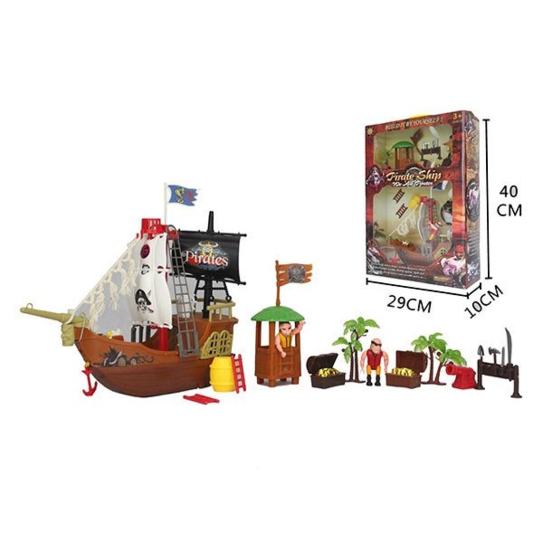 Игровой набор Пираты, коробка (Вид 1)