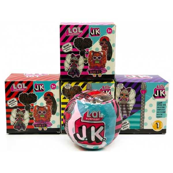 Куклы LOL Surprise J.K. Series в шарах одиночные.Ø 9.5 см.1/288.Арт.JK-3