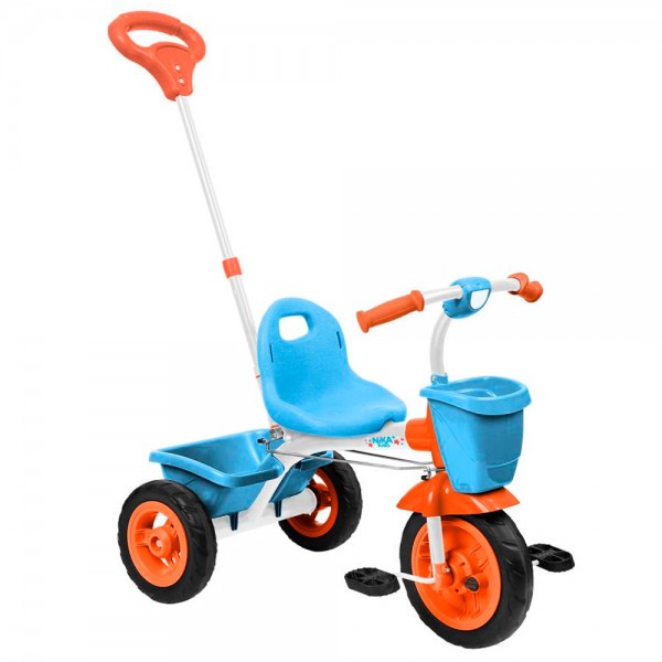 Велосипед трехколесный Ника ВДН2/4 оранжевый с голубым (Вид 1)