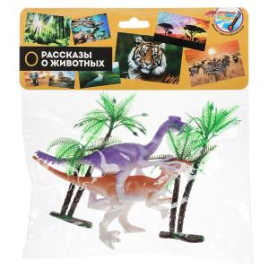 Игрушка пластизоль набор динозавров. меняют цвет в воде. пак. с хэдером. ИГРАЕМ ВМЕСТЕ в кор.2*160шт (Вид 1)