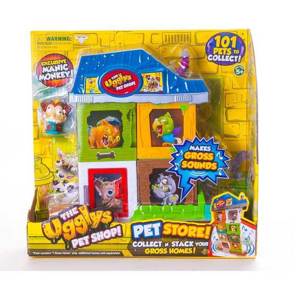 Ugglys Pet Shop-игровой набор Зоомагазин (2 домика+фигурка) (Вид 1)