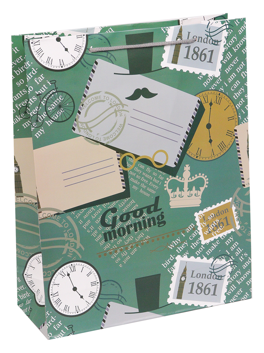 Dream cards Пакет подарочный с мат. лам. Королевский стиль 31х42х12 см, 210 г ППК-1956 (Вид 1)