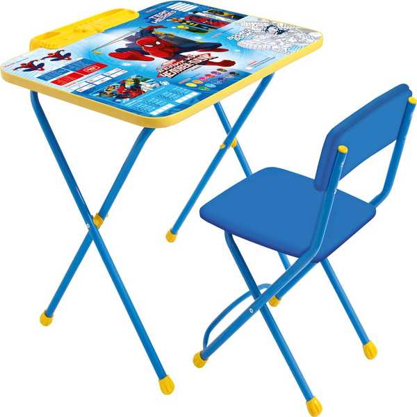 Комплект Disney 2 Человек-Паук (стол+стул мягкий)