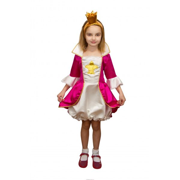 Карнавальный костюм детский Капризная Принцесса (р-р 28; комплект: головной убор, платье), шт (Вид 1)