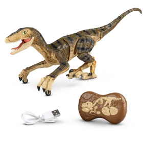 Динозавр р/у Mioshi Active Древний хищник: Велоцираптор (45х21 см., подвиж., звук, свет, аккум., к (Вид 1)
