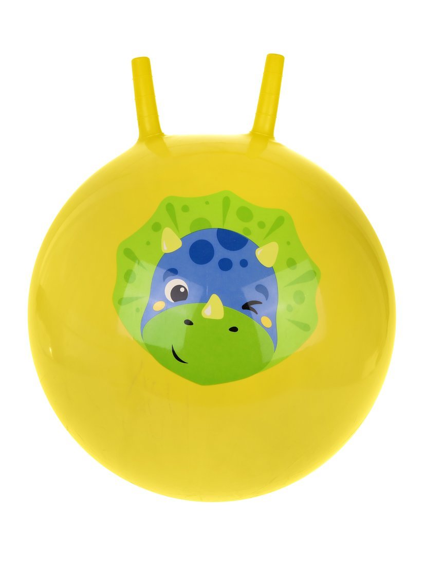 Мяч-прыгун Moby Kids 50 см Динозаврик, с рожками (Вид 1)