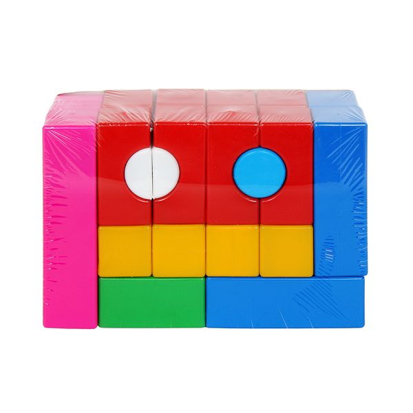 Набор кубиков Строитель (Пластмастер)