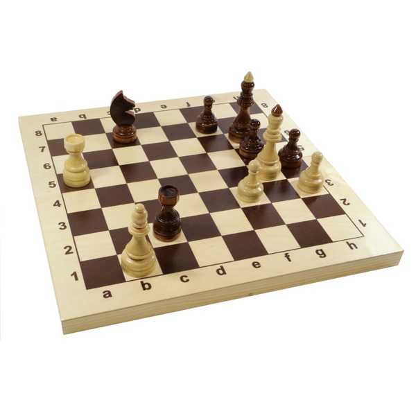 Игра настольная Шахматы Гроссмейстерские деревянные (поле 43х43см) арт.02846 (Вид 1)