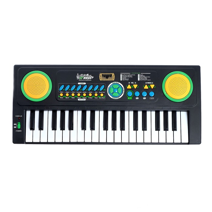 Синтезатор Музыкант, 37 клавиш, с микрофоном и блоком, МИКС   3797799 (Вид 2)