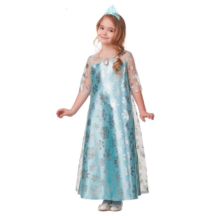5094-1 Изделие швейное для девочек Эльза сатин 2 (Платье) р.116-60