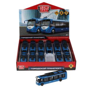 Модель металл автобус/троллейбус, 15 см, дв., инер., в асс., дисп. Технопарк уп-12шт в кор.2*4уп (Вид 1)