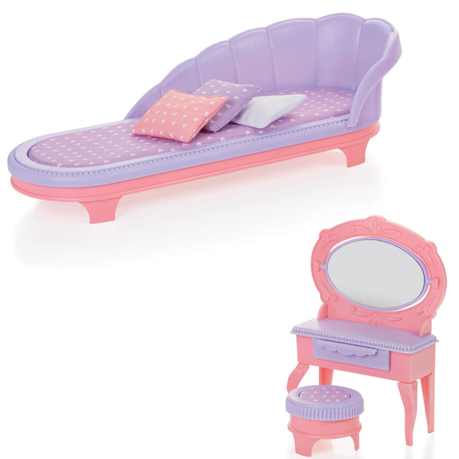 Мебель Будуар Маленькая принцесса розовы С-1460 Огонек /6/ (Вид 1)