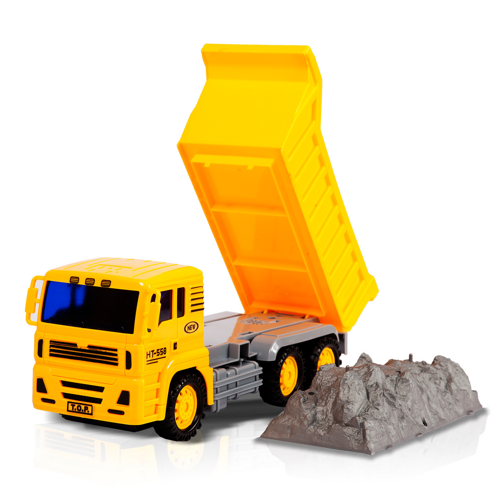 Фрикционная игрушка Handers Самосвал (24 см, подвижн. кузов, камни)