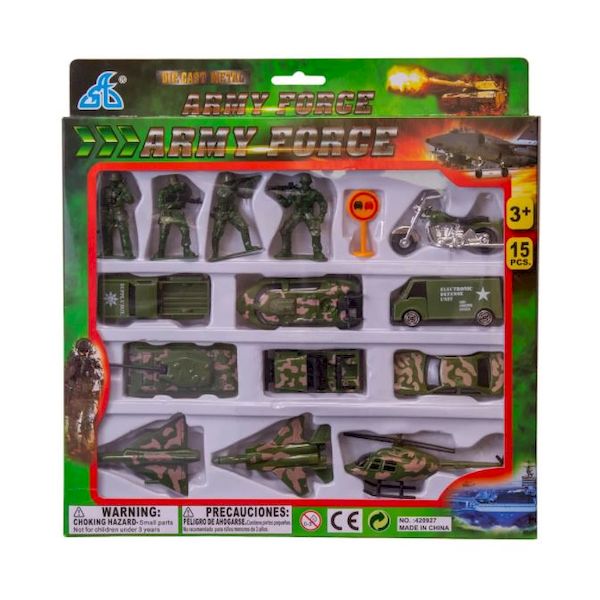 Игровой набор Handers Военная команда (металл, 15 предметов, размер 3-7 см) (Вид 2)