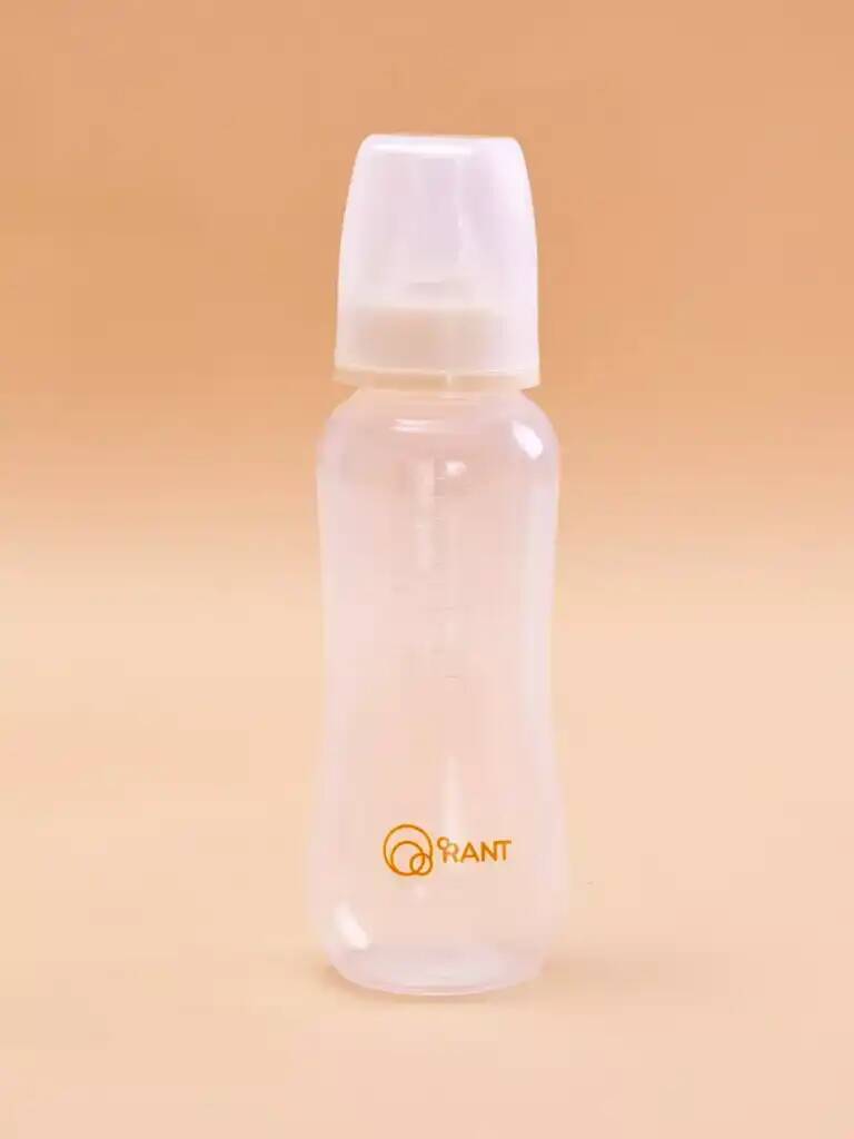 Бутылочка антиколиковая для кормления с силиконовой соской 250 мл. 0+ (арт. 1001) beige (Вид 2)