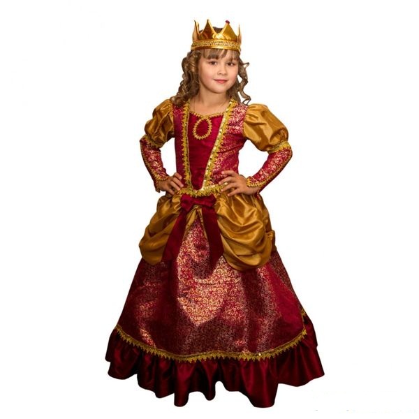 Королева (р-р 30, 4-6 лет; комплект: корона, блуза, юбка), шт