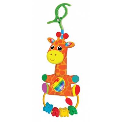 Текстильная игрушка погремушка жираф с мамой функционал Умка в кор.250шт (Вид 1)