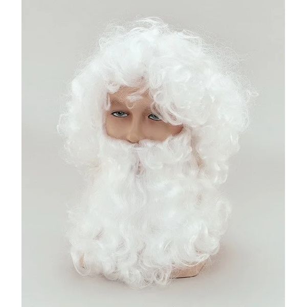 Борода+парик для Деда Мороза маленькая (Вид 1)