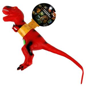 Игрушка пластизоль динозавр тиранозавр 50*29*11 см, хэнтэг, звук ИГРАЕМ ВМЕСТЕ в кор.42шт (Вид 1)