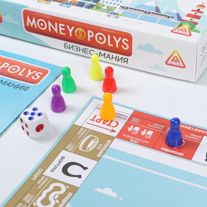 Экономическая игра Money Polys. Бизнес мания, 8+ 188079 (Вид 4)