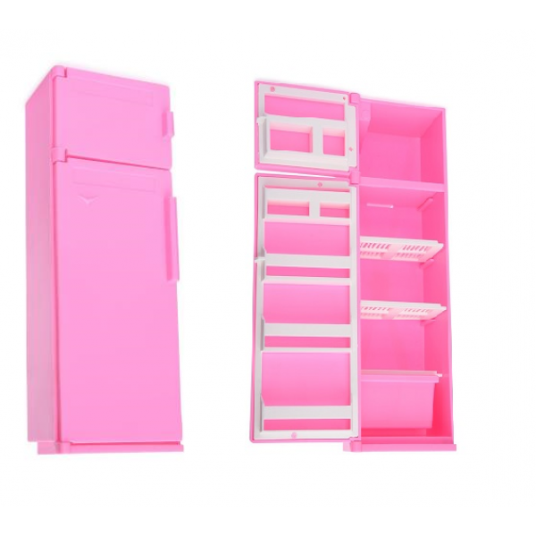 Мебель Холодильник Розовый С-1385 Огонек 