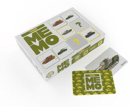 Игра настольная МЕМО Танки (50 карточек) арт.03630 (Вид 1)