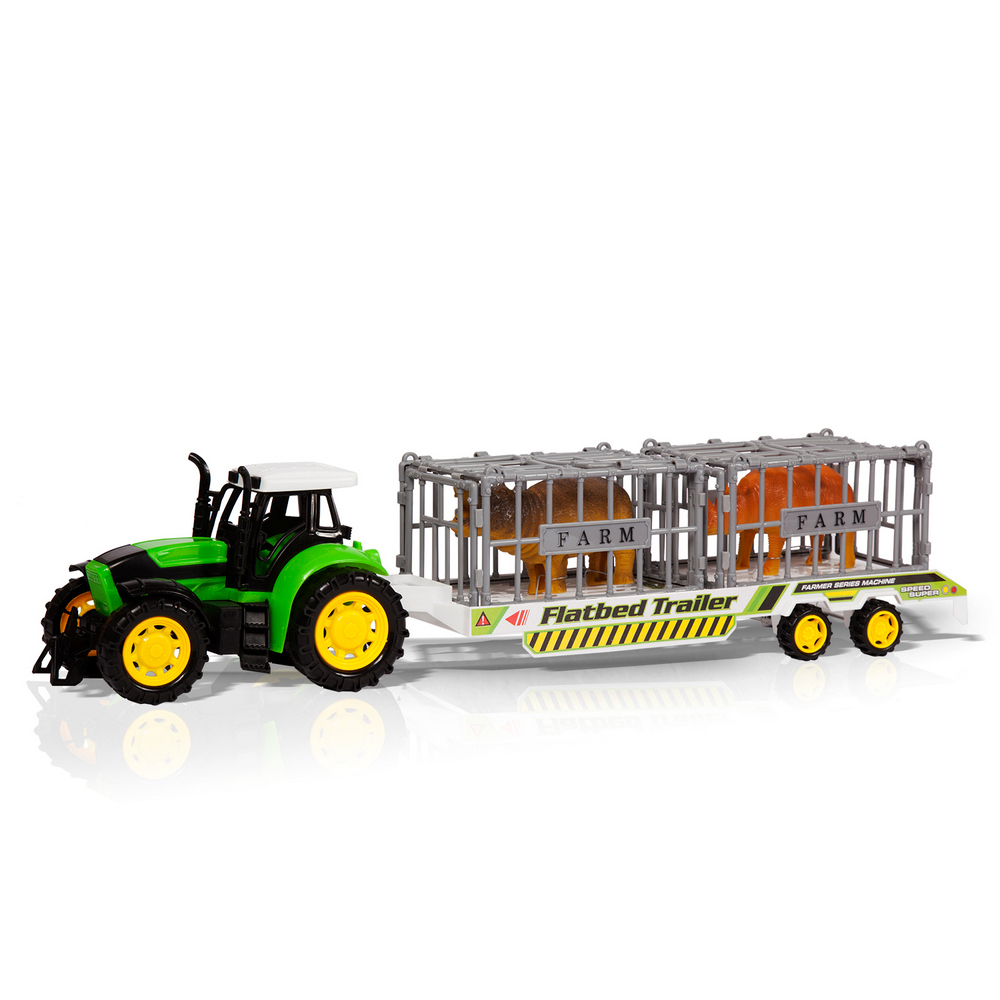 Фрикционная игрушка Handers Трактор с прицепом: Трейлер с животными (51 см, животн., в ассорт.) (1