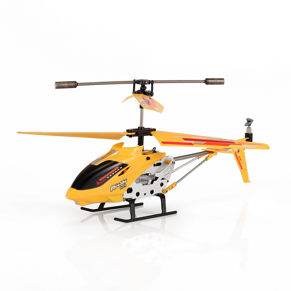 Вертолет и/к Mioshi Tech  X22 желтый (и/к,180 мА-ч, 3,5 канала, пластиковый чемоданчик,  гироскоп, (Вид 1)
