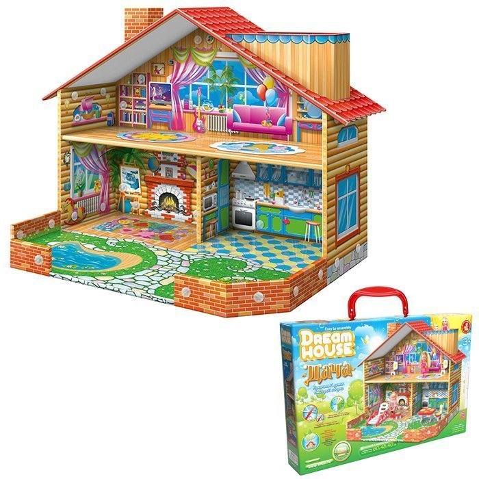 Кукольный домик быстрой сборки DREAM HOUSE Дача арт.03635 (Вид 1)