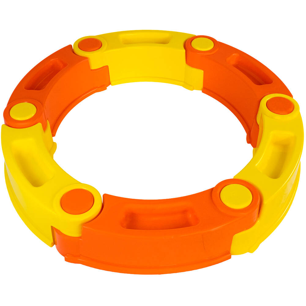 Песочница модульная AVGDейка 6 секций диаметр 107 см желто-оранжевый Т335-6 (Вид 1)
