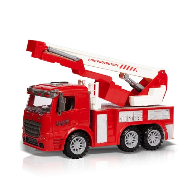Фрикционная игрушка Handers Пожарная машина: Автовышка (28 см, подвижн. детали) (Вид 2)