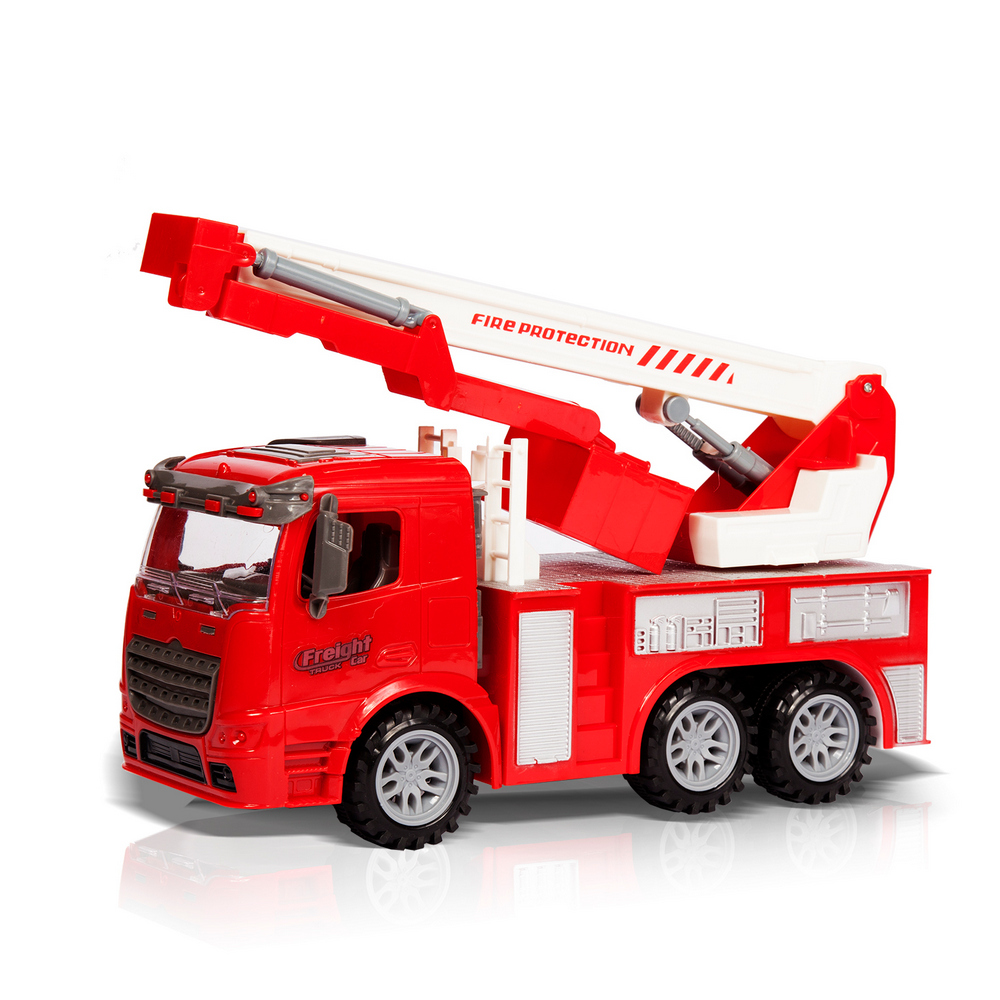 Фрикционная игрушка Handers Пожарная машина: Автовышка (28 см, подвижн. детали) (Вид 3)