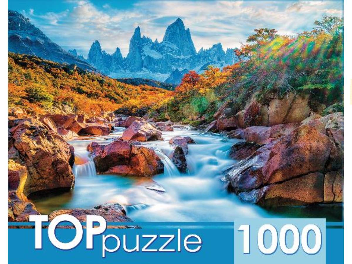 TOPpuzzle. ПАЗЛЫ 1000 элементов. ШТТП1000-7179 Гора-Фицрой, Аргентина (Вид 1)