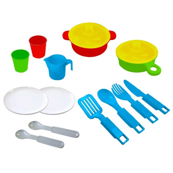 Набор посуды НП02 15 предмета Green Plast (Вид 1)