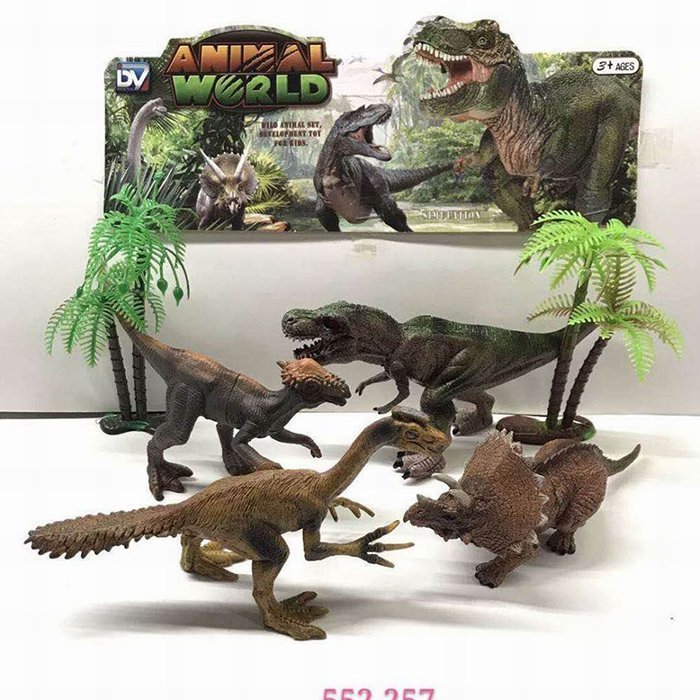 Набор животных 552-257 Динозавры в пак. (Вид 1)