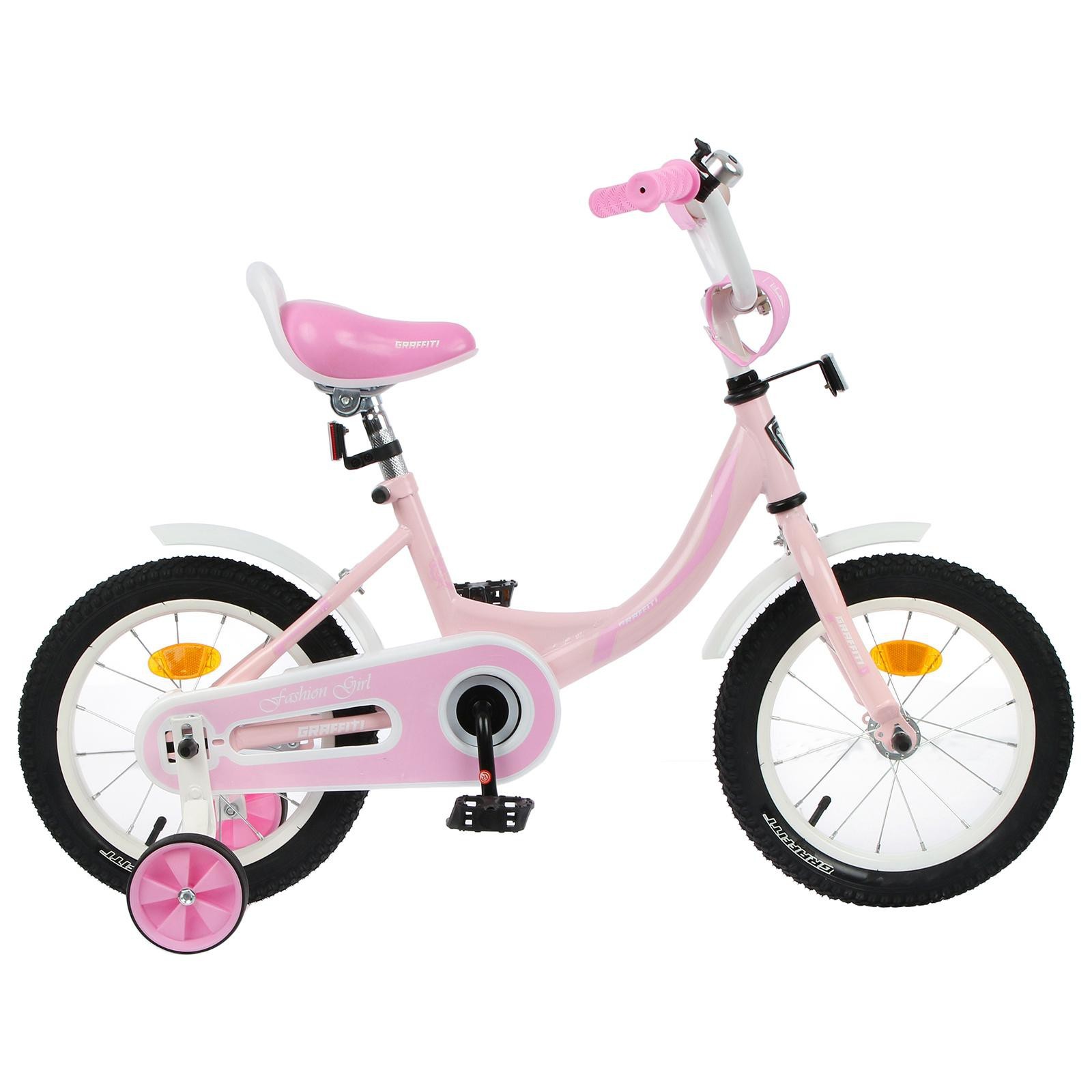 Велосипед 2-х колес. 14 Graffiti Fashion Girl RUS, розовый (GRAFFITI)