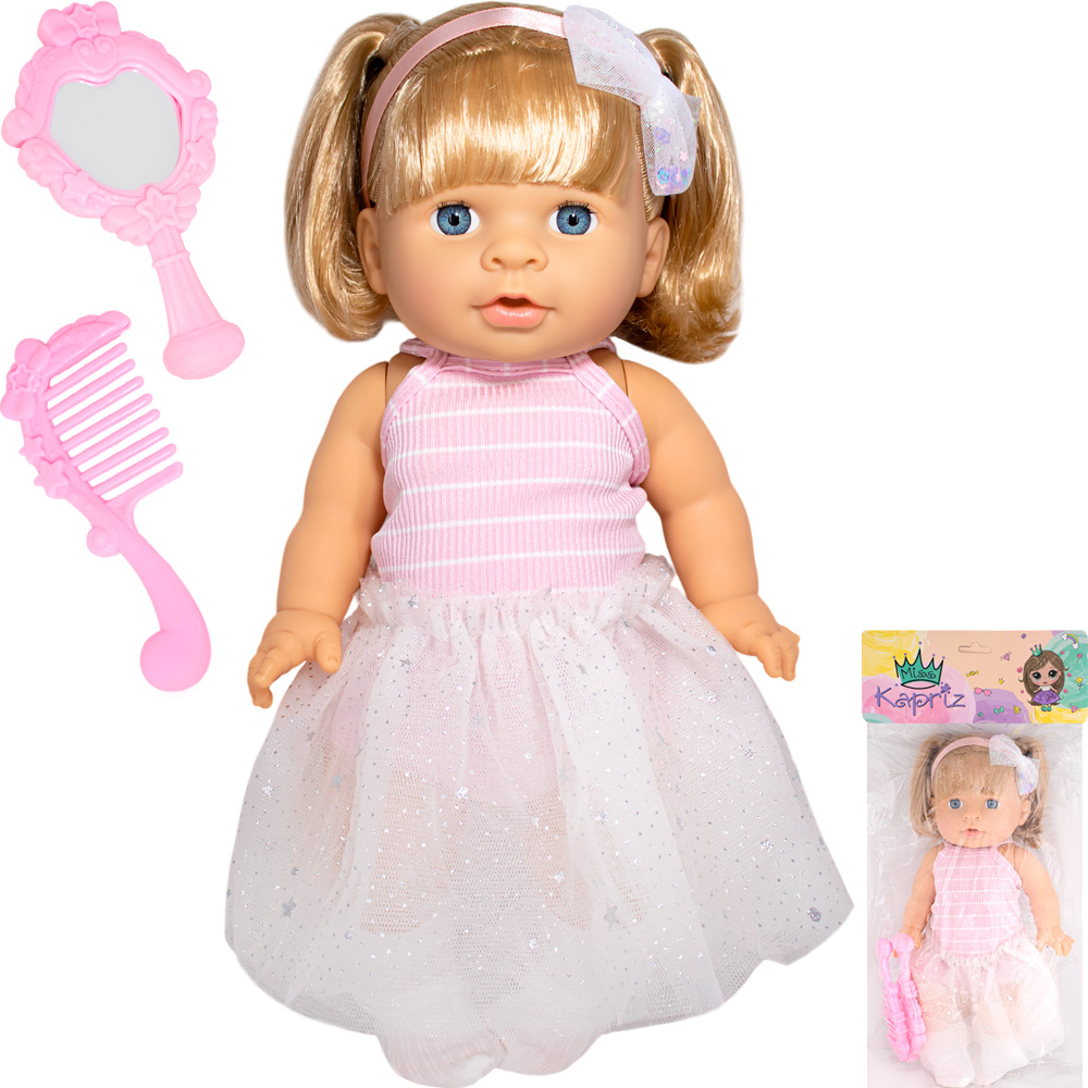 Пупс Miss Kapriz MK2430GA-K1 в пак.