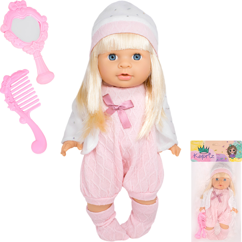 Пупс Miss Kapriz MK2430GA-K2 в пак.