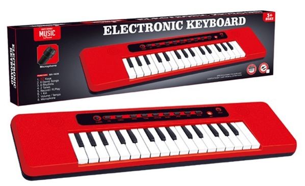 Синтезатор BX-1625 32 клавиши, красный в кор.