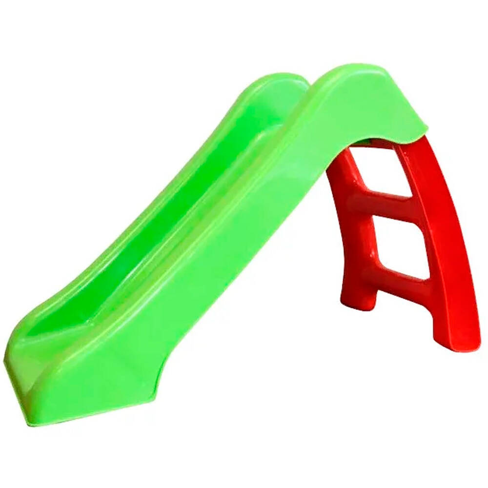 Горка пластик 70см зелено-красная Пл-С115 (Вид 1)