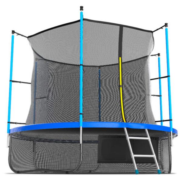 Батут с внутр. и лестницей Evo Jump Internal, диаметр 8ft (синий) + нижняя сеть   4385524