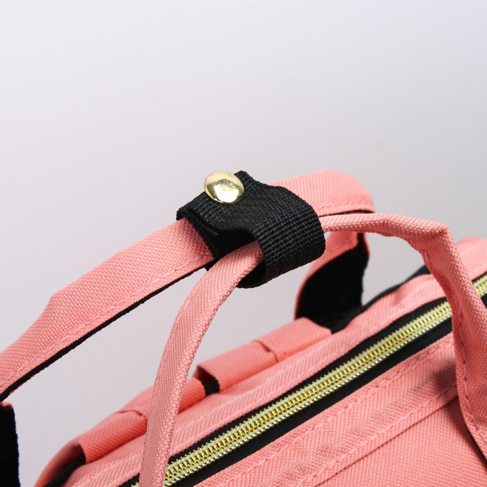 Сумка-рюкзак для хранения вещей малыша, цвет розовый 4301109 (Фото 3)