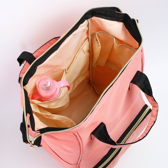 Сумка-рюкзак для хранения вещей малыша, цвет розовый 4301109 (Вид 5)