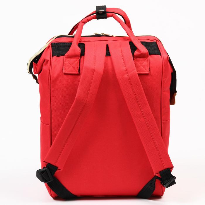 Сумка-рюкзак для хранения вещей малыша, цвет красный 6974482 (Вид 4)