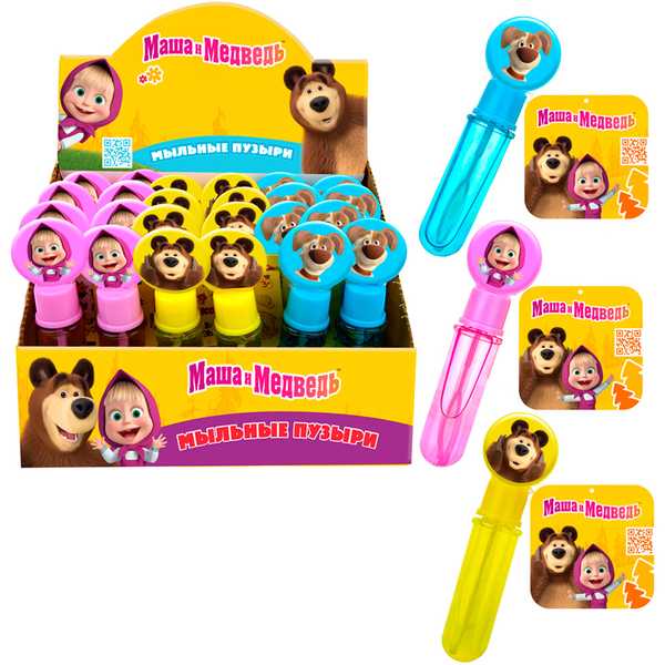 Мыльные пузыри Т22274 Маша и Медведь колба 200 мл 1toy