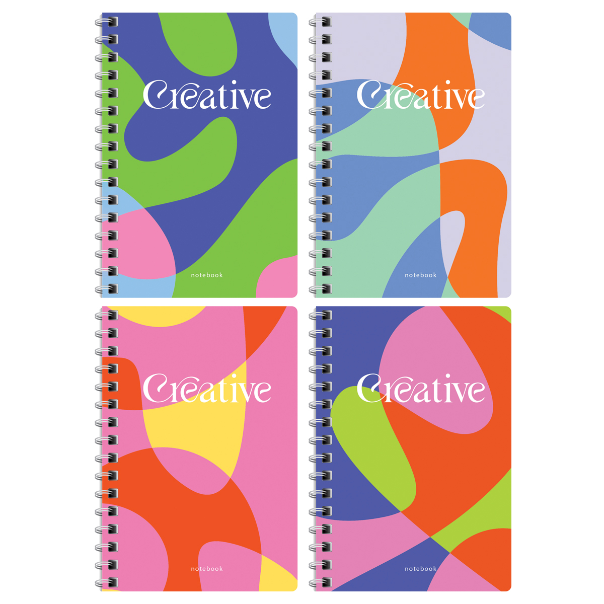Записная книжка А6 80л. на гребне BG Mono. Creative
