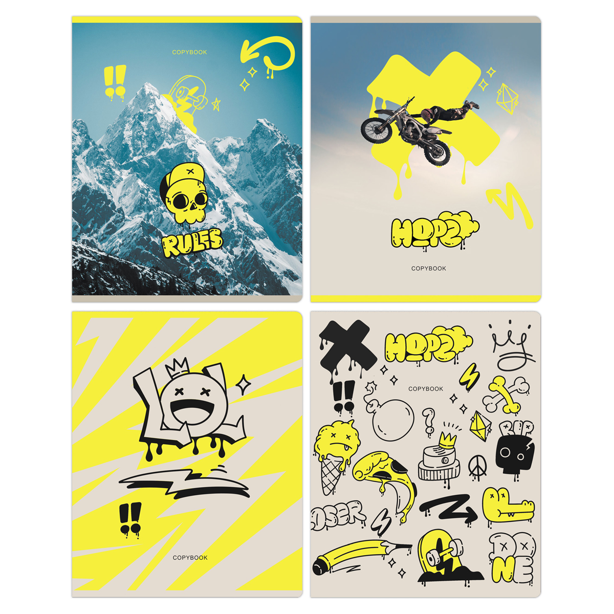 Тетрадь 40л., А5, линия BG Crazy art, эконом